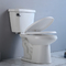 صندلی راحتی دو تکه توالت سفید گرد دراز 800 میلی متر